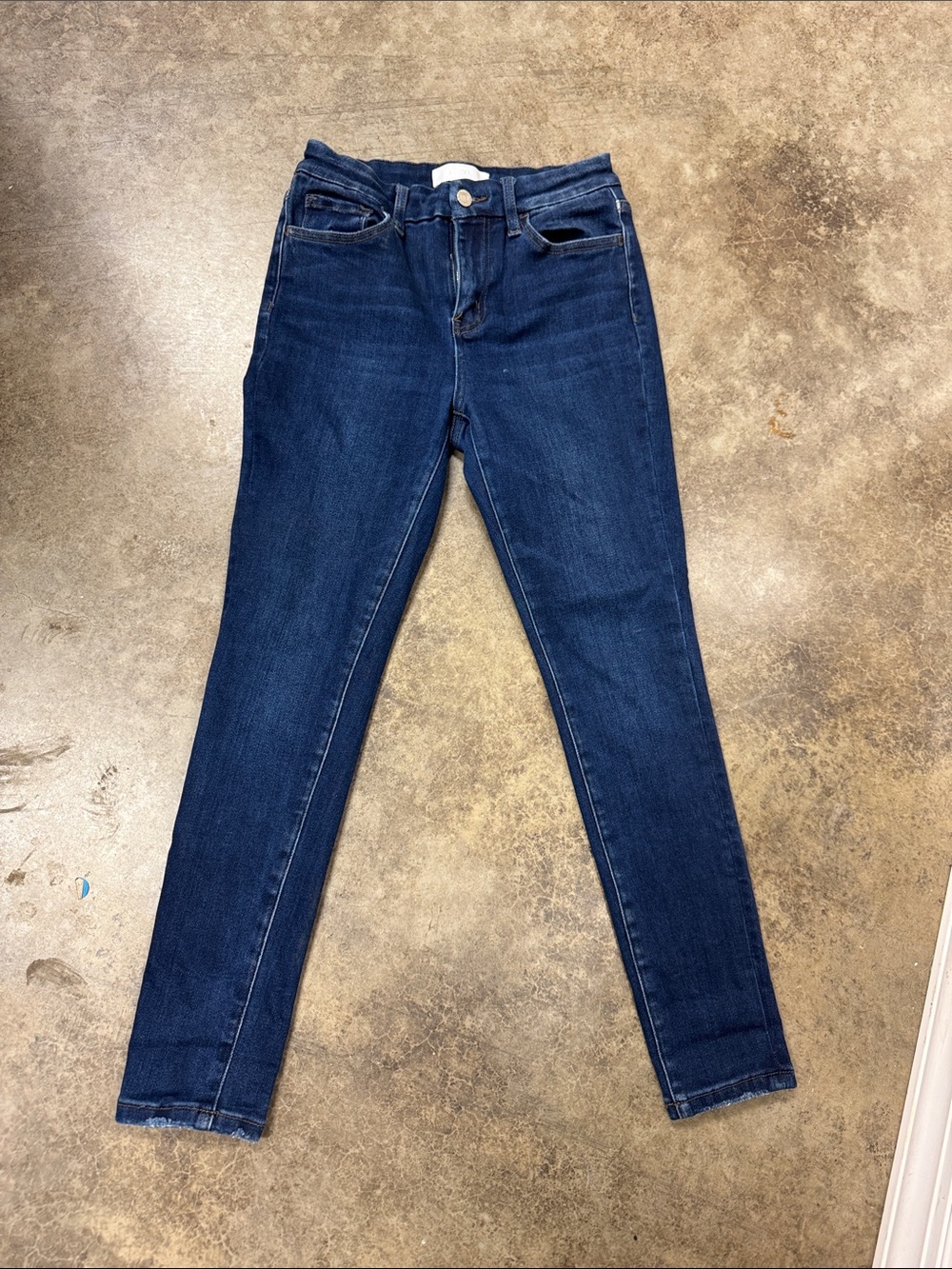VERVET BY FLYING MONKEY Dark Indigo Skinny Jeans